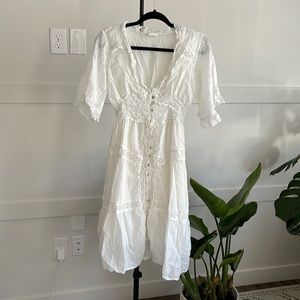 Beautiful White Summer Dress